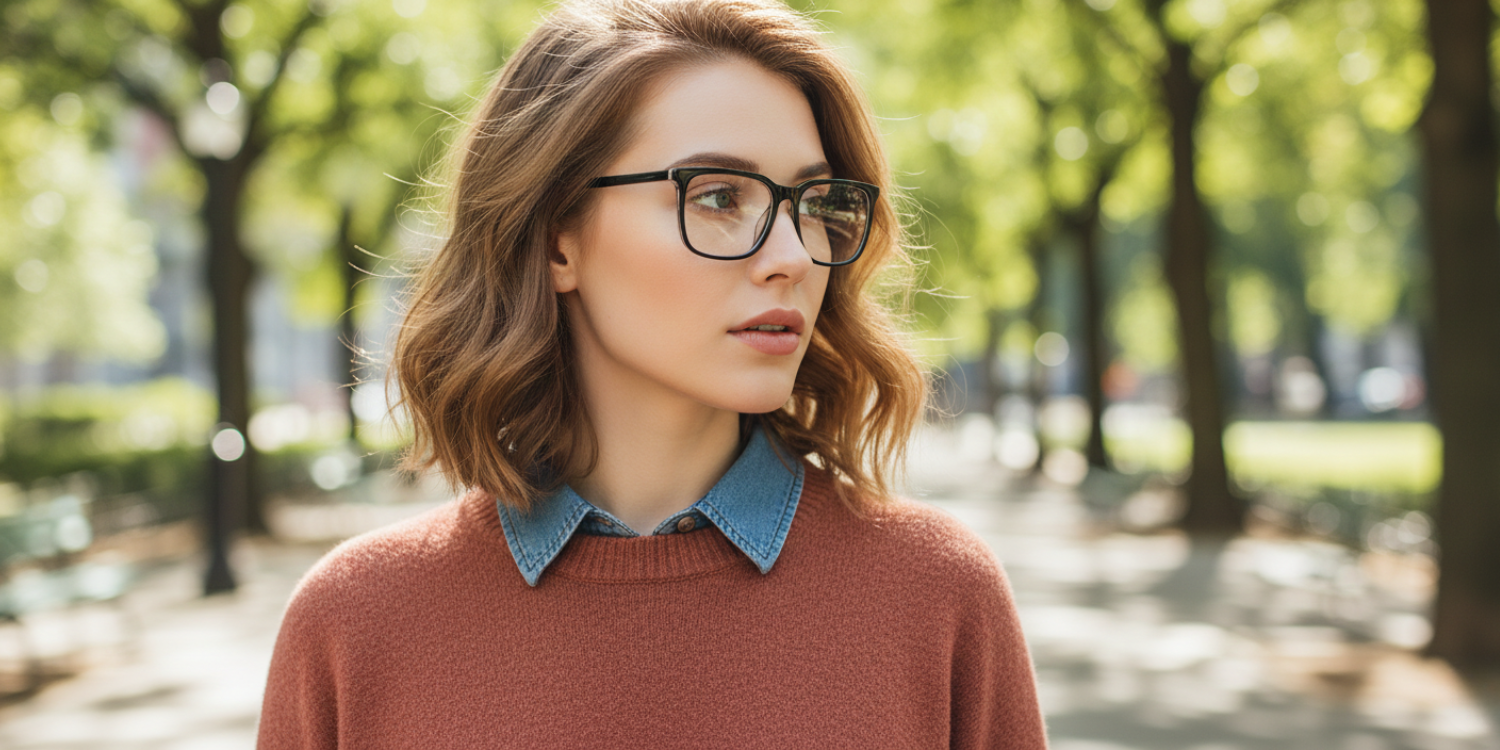 Full Rim Rectangle Classic Eyeglasses RDA10021