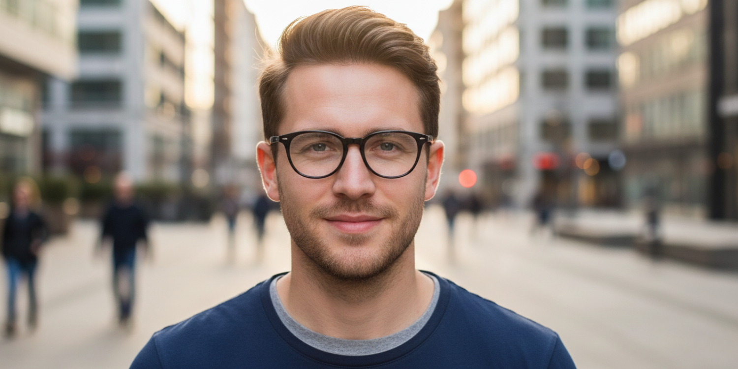 Full Rim Round Classic Eyeglasses RDA10044