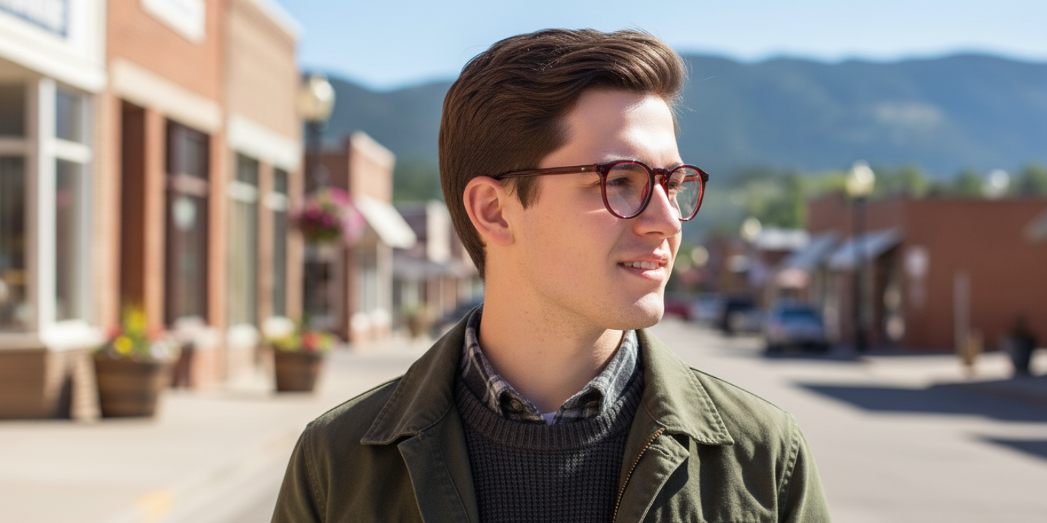 Full Rim Round Classic Eyeglasses RDA10051