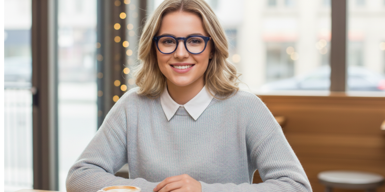 Full Rim Round Classic Eyeglasses RDA10055