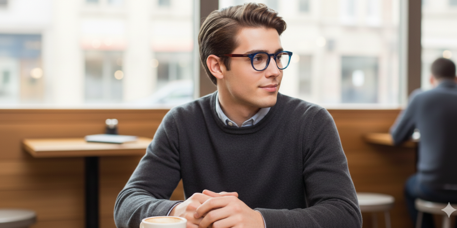 Full Rim Round Classic Eyeglasses RDA10055