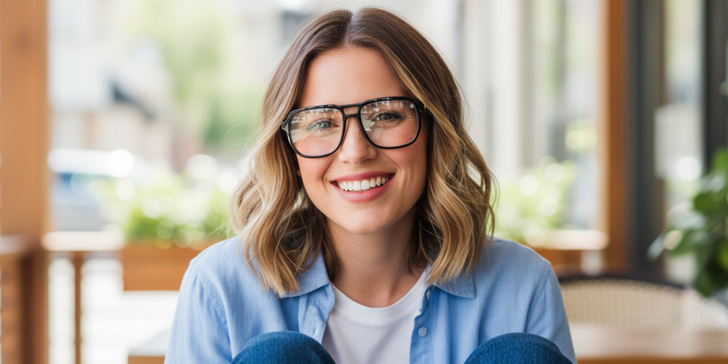 Full Rim Double Bridge Square Classic Eyeglasses RDA10141