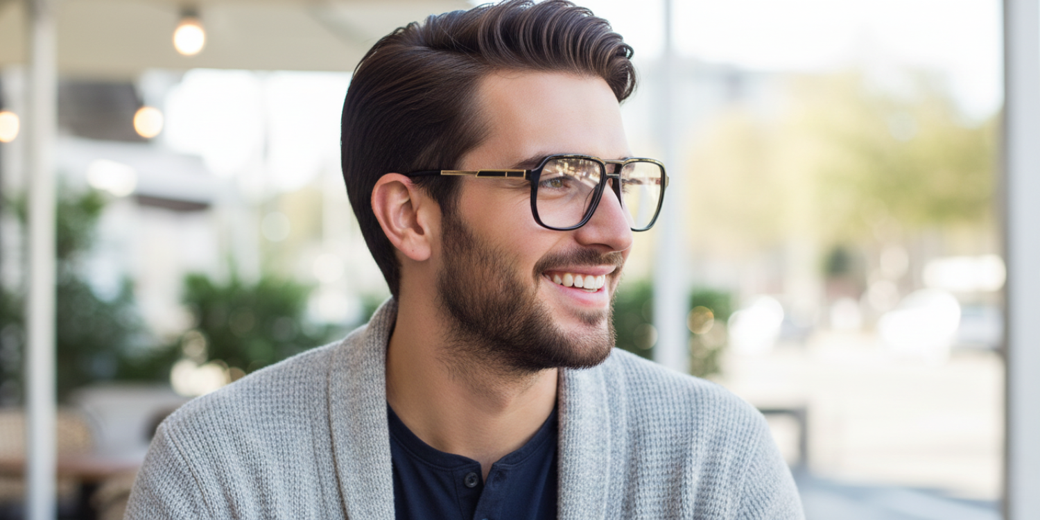 Full Rim Double Bridge Square Classic Eyeglasses RDA10141