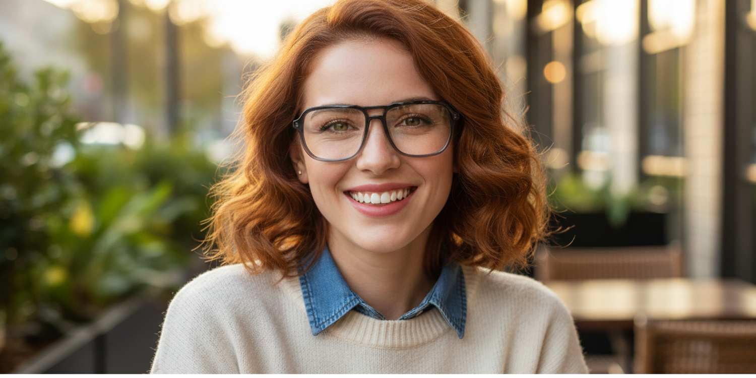 Full Rim Double Bridge Square Classic Eyeglasses RDA10141