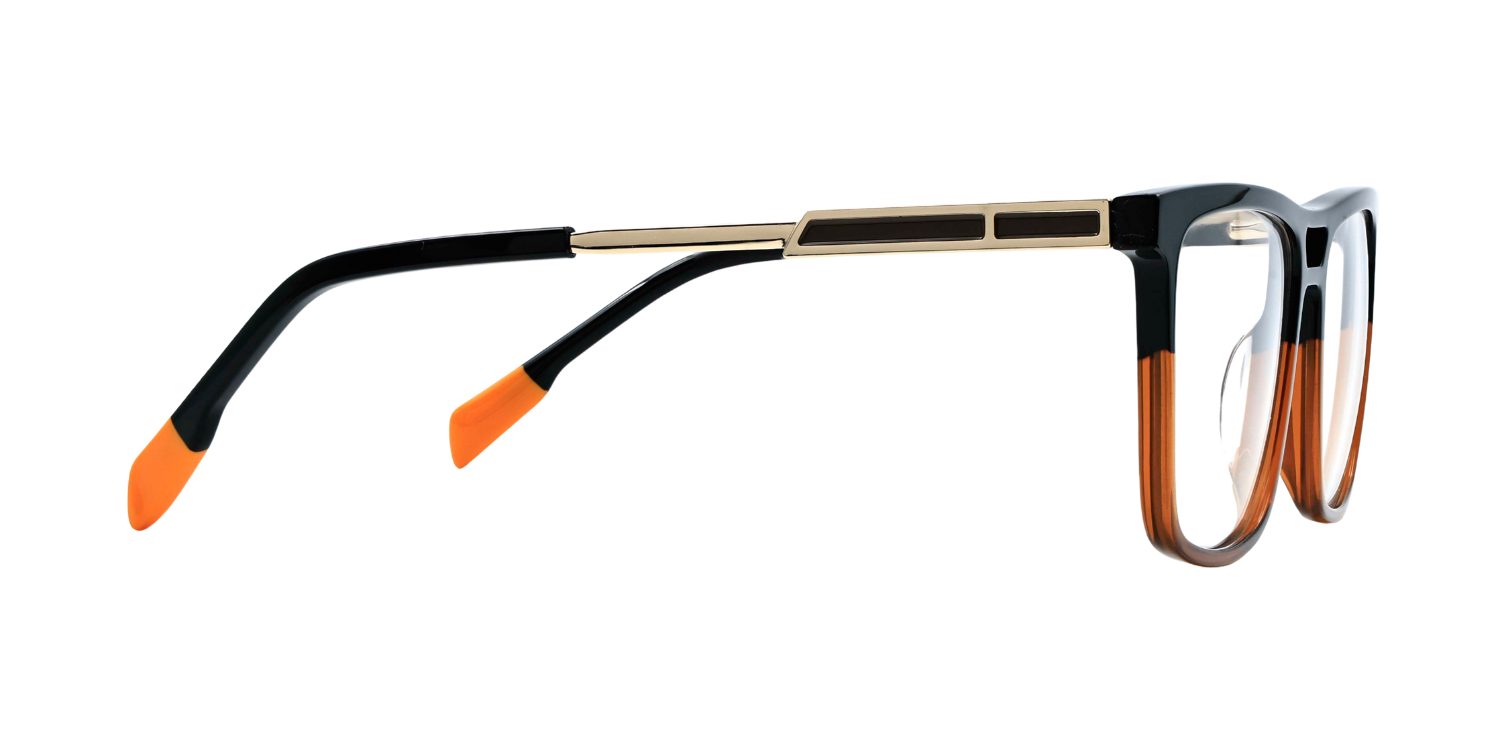 Full Rim Double Bridge Square Classic Eyeglasses RDA10142
