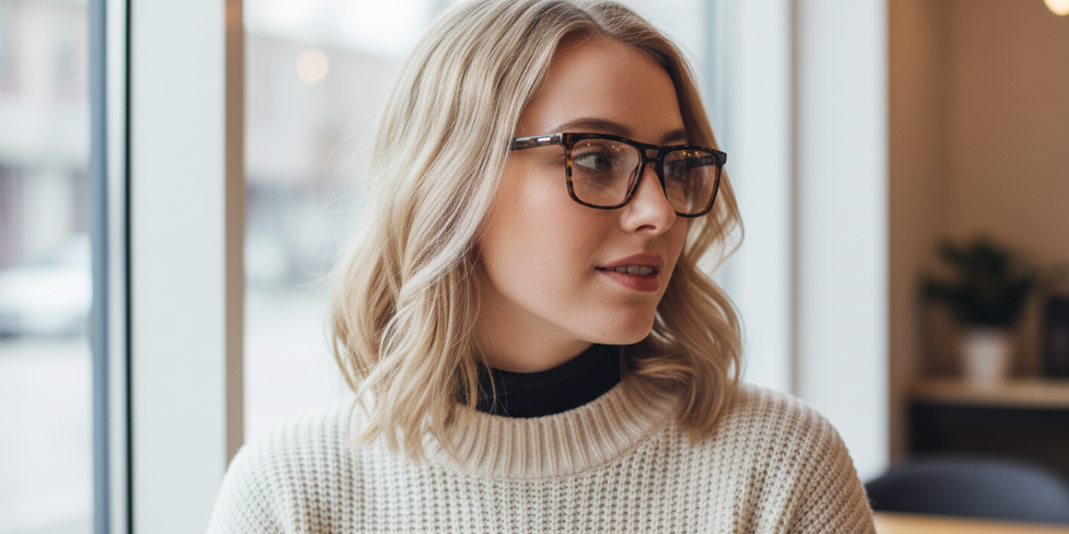 Full Rim Double Bridge Square Classic Eyeglasses RDA10142