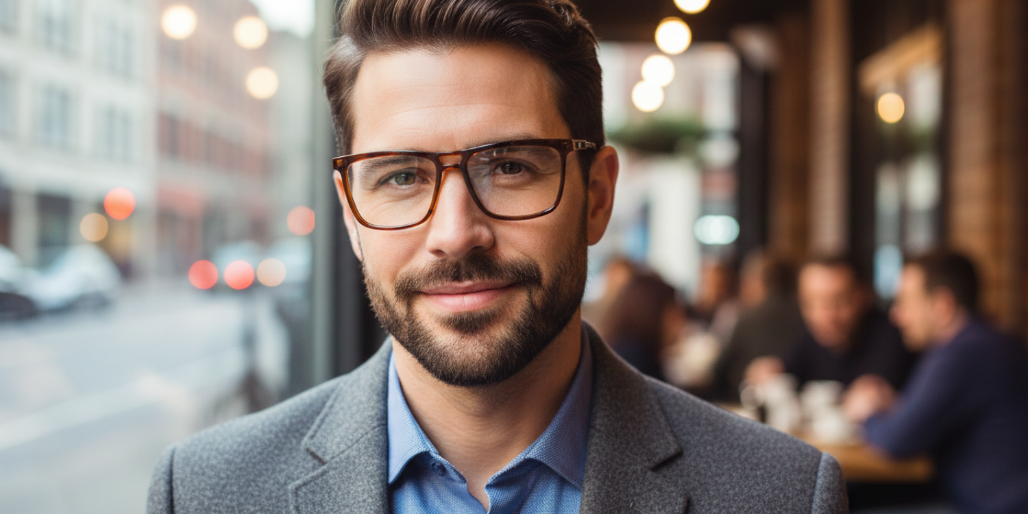 Full Rim Double Bridge Square Classic Eyeglasses RDA10142