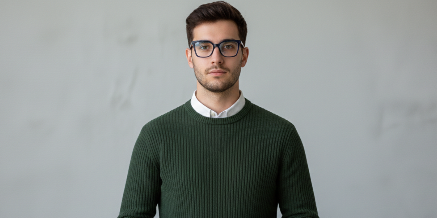 Full Rim Square Classic Eyeglasses RD A10215