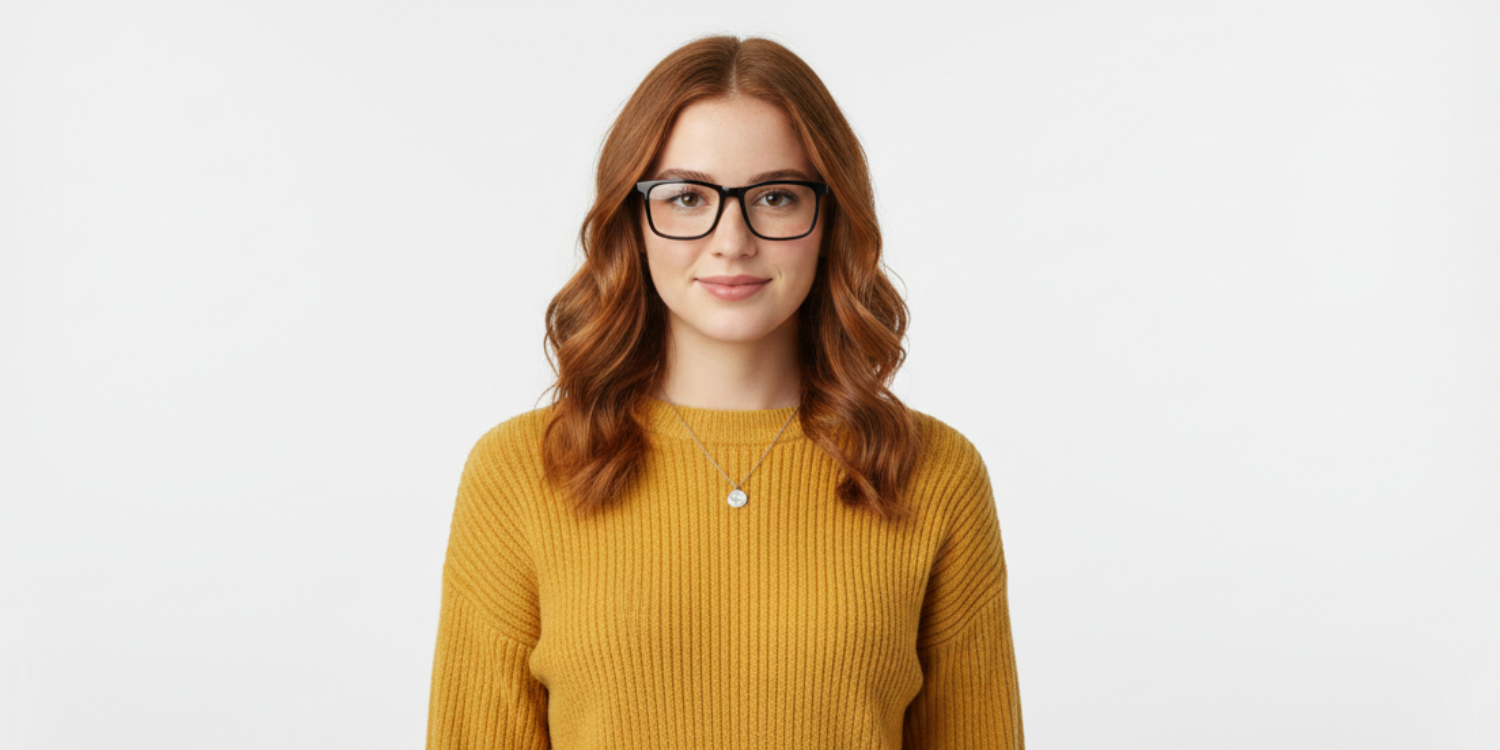 Full Rim Rectangle Classic Eyeglasses RDR00005