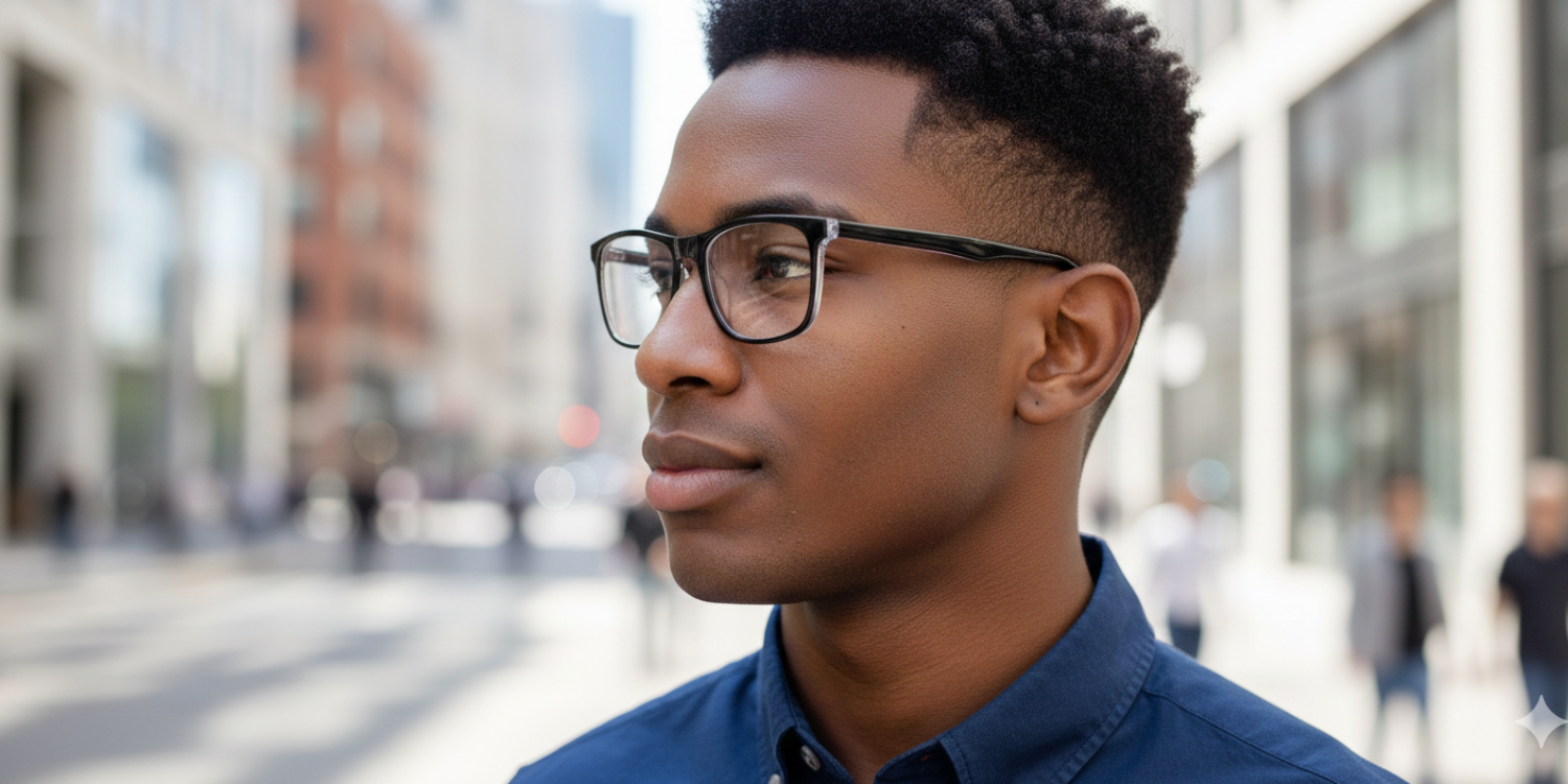 Full Rim Rectangle Classic Eyeglasses RDR00005