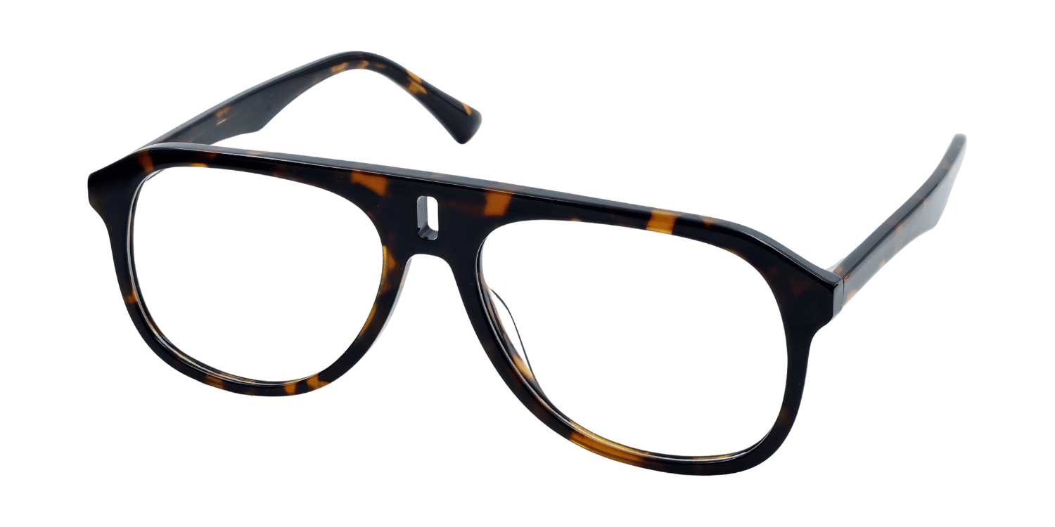 Full Rim Double Bridge Aviator Classic Eyeglasses RD R4379VF