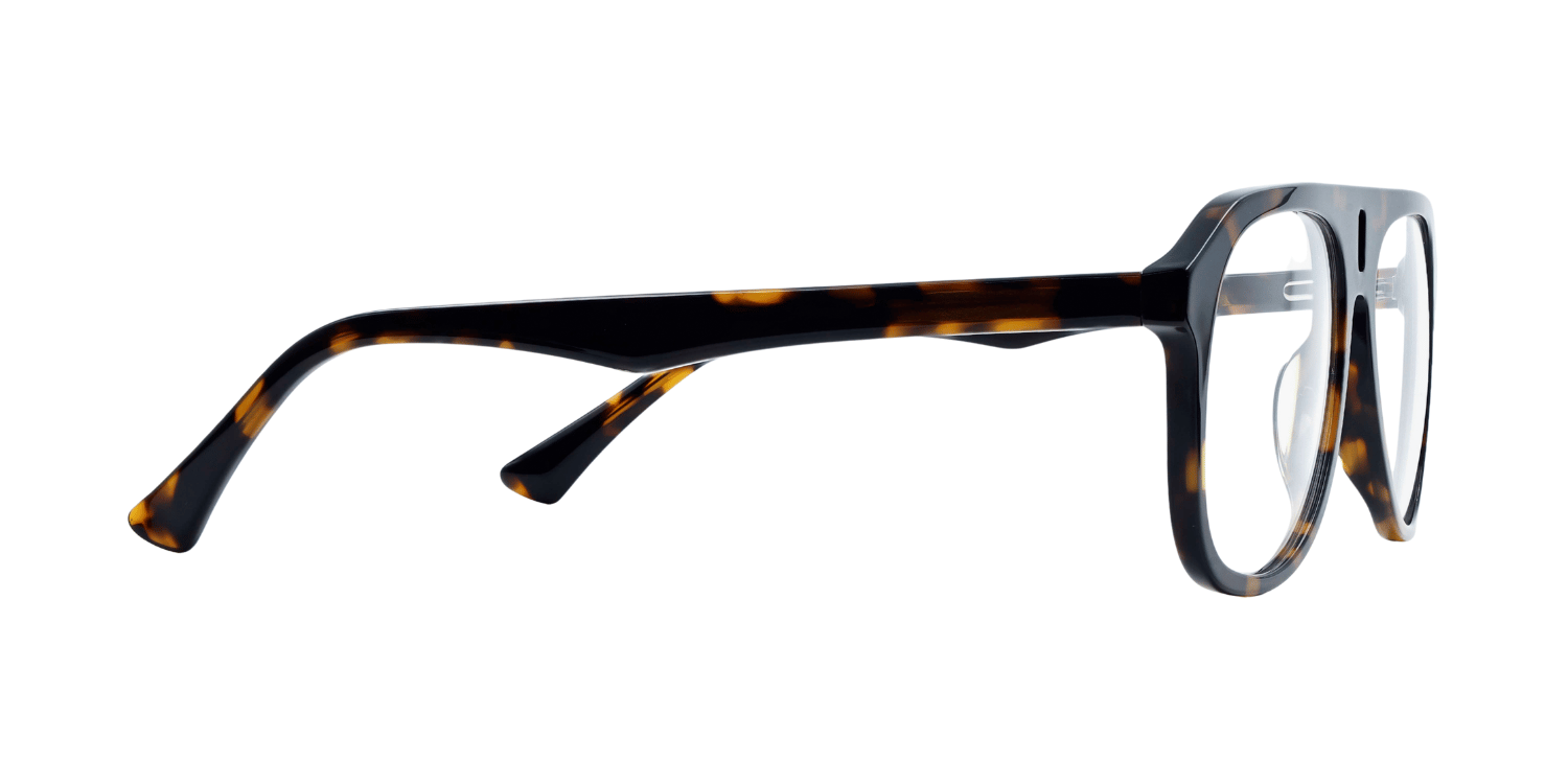 Full Rim Double Bridge Aviator Classic Eyeglasses RD R4379VF