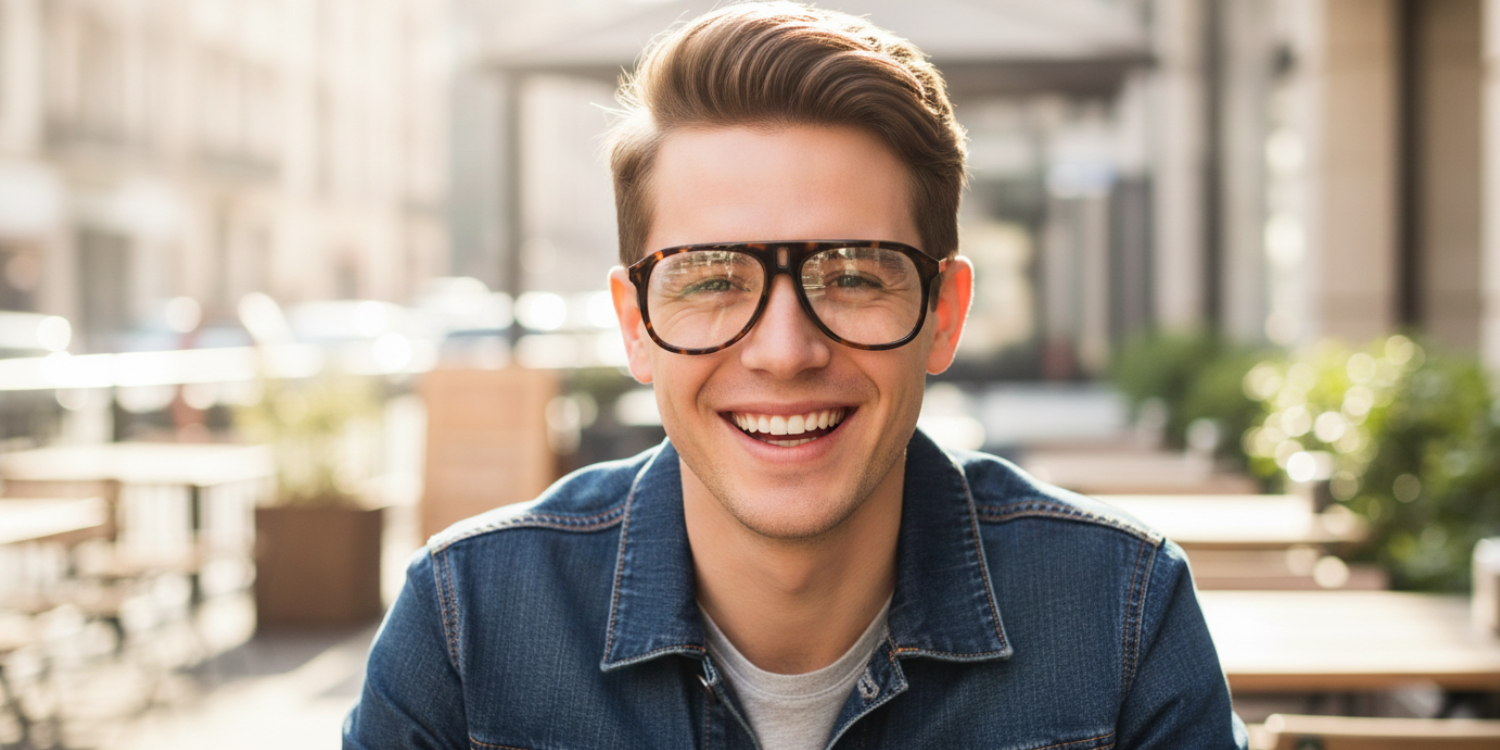 Full Rim Double Bridge Aviator Classic Eyeglasses RD R4379VF