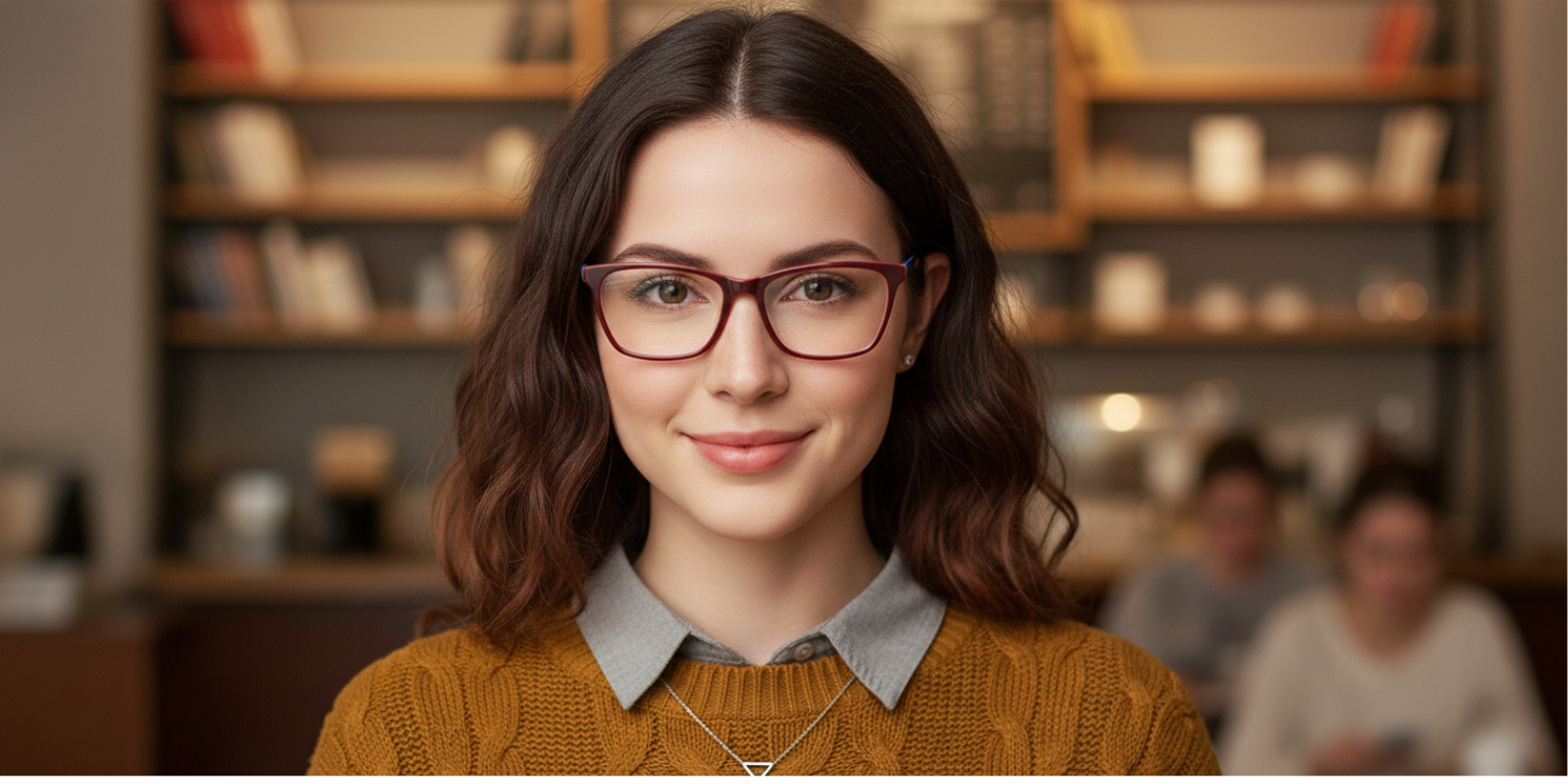 Full Rim Rectangle Classic Eyeglasses RDR7053F