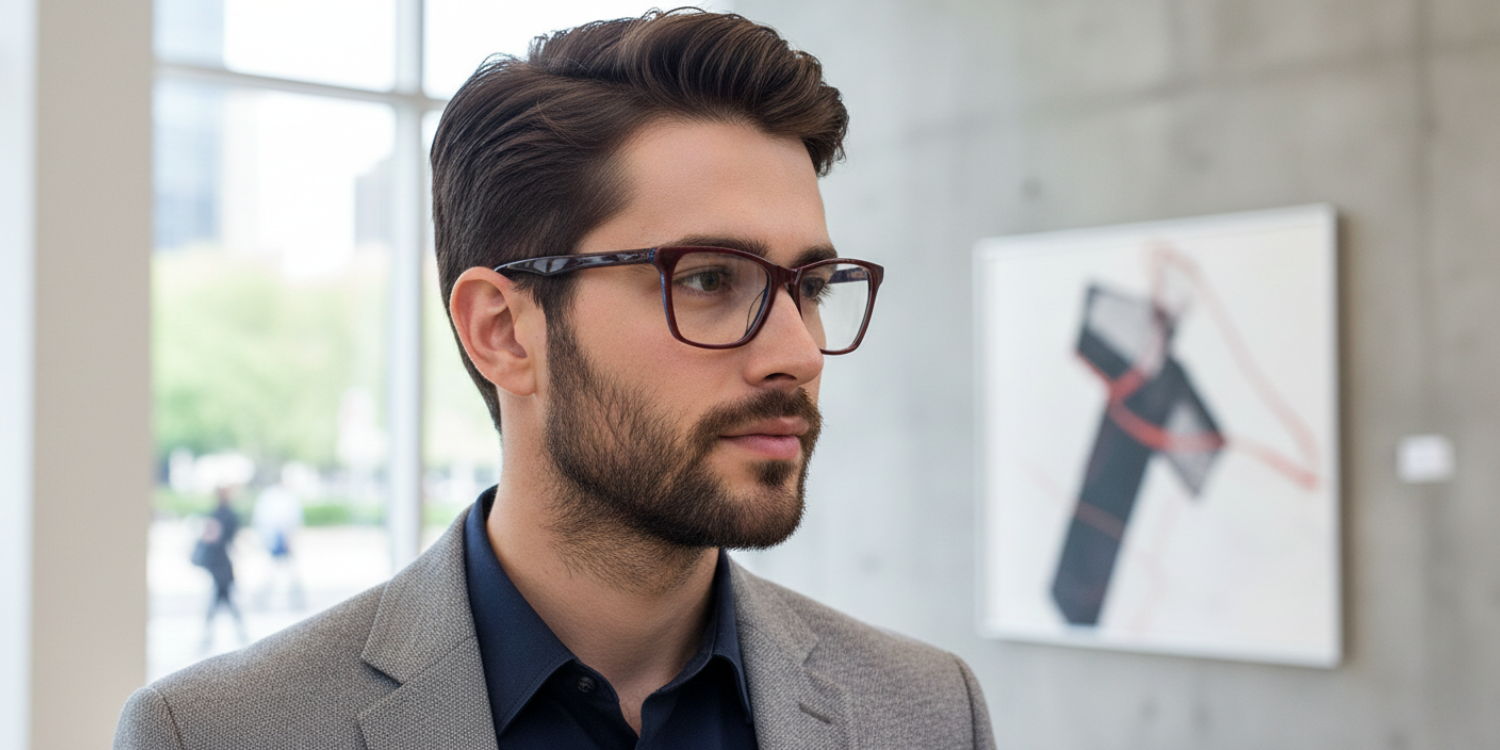 Full Rim Rectangle Classic Eyeglasses RDR7053F