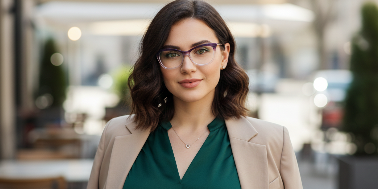 Full Rim Cat Eye Classic Eyeglasses RD A10125