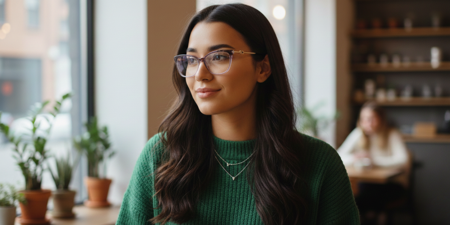 Full Rim Cat Eye Classic Eyeglasses RD A10125