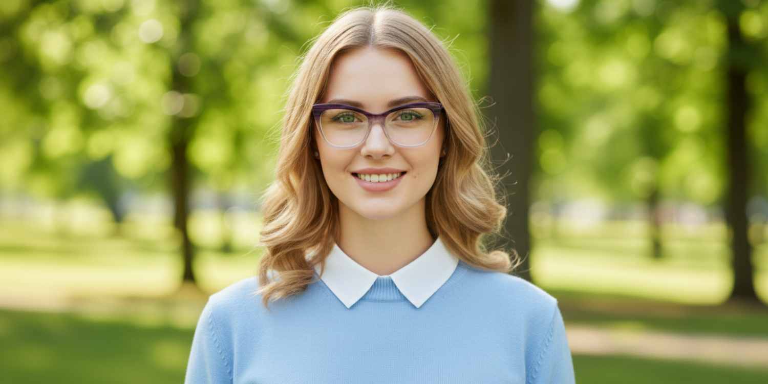 Full Rim Cat Eye Classic Eyeglasses RD A10125