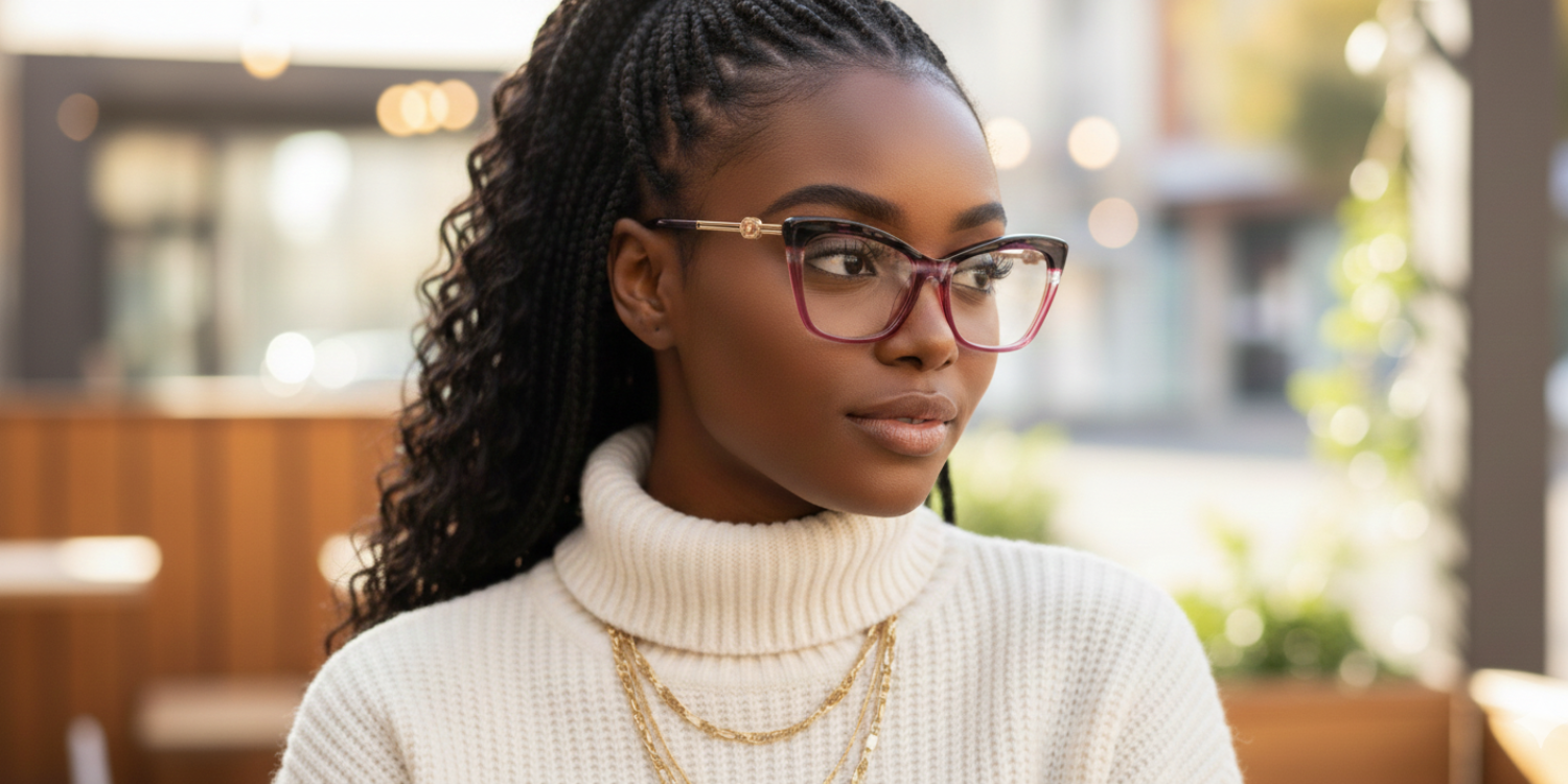 Full Rim Cat Eye Classic Eyeglasses RD A10125