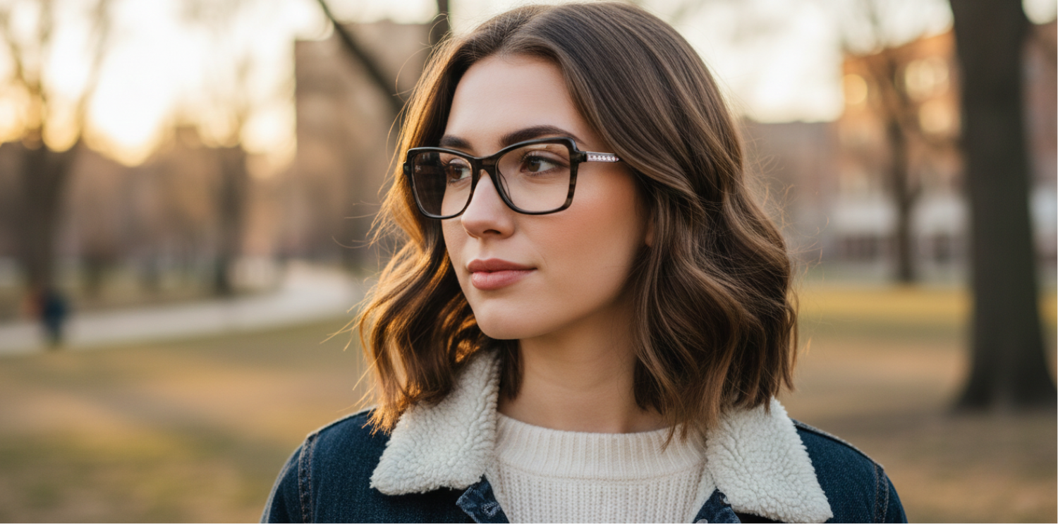 Full Rim Cat Eye Rectangle Classic Eyeglasses RD A10161