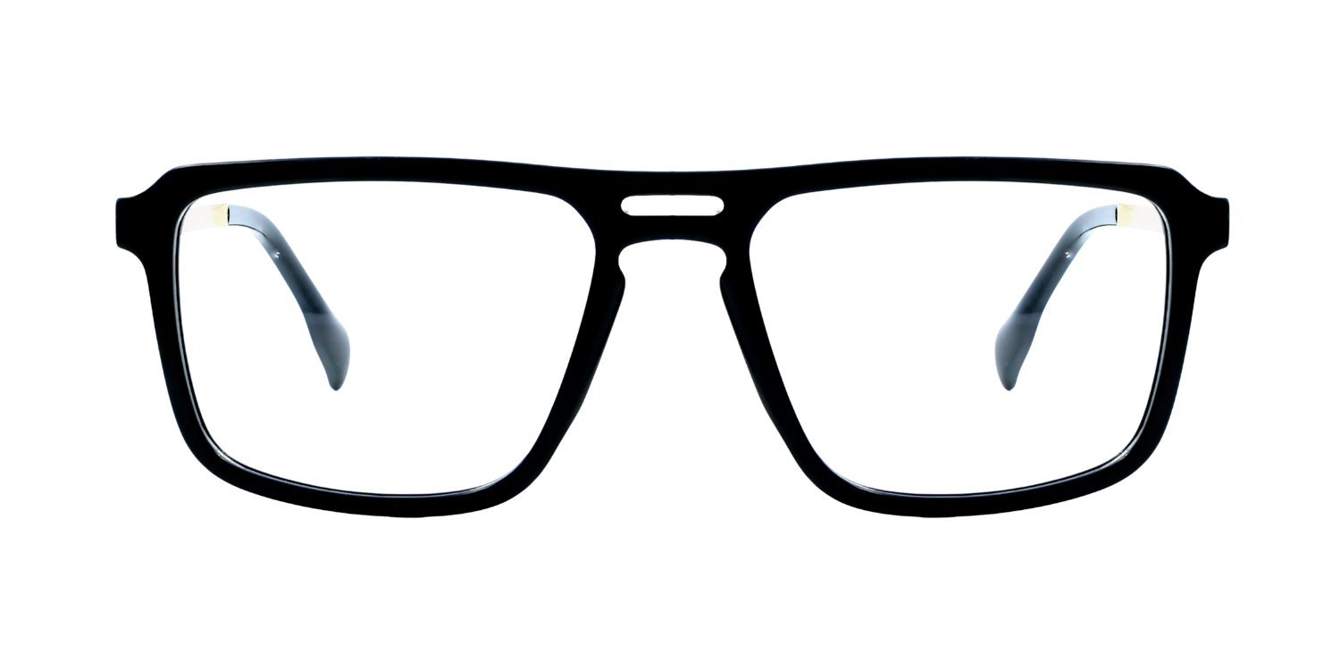 Full Rim Double Bridge Rectangle Classic Eyeglasses RD A10181