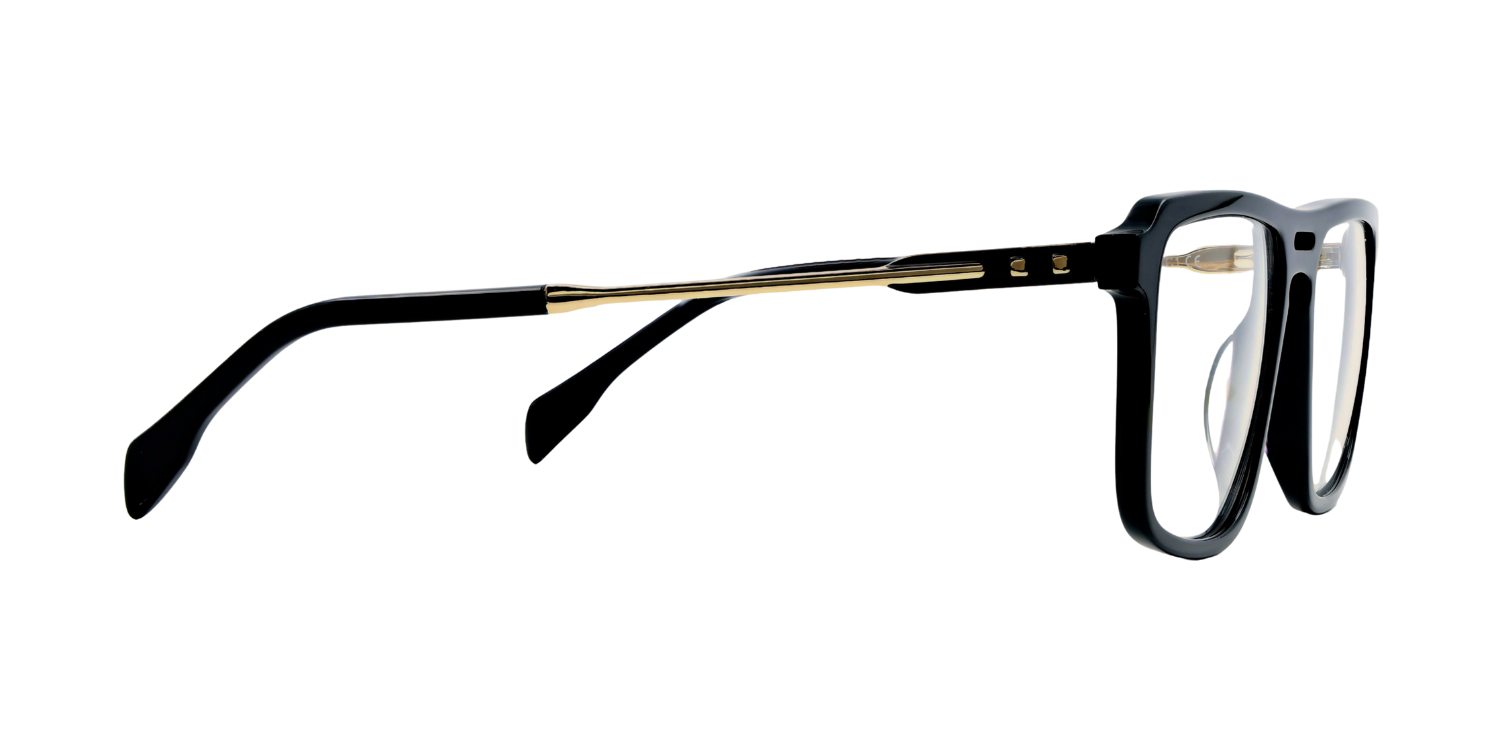 Full Rim Double Bridge Rectangle Classic Eyeglasses RD A10181