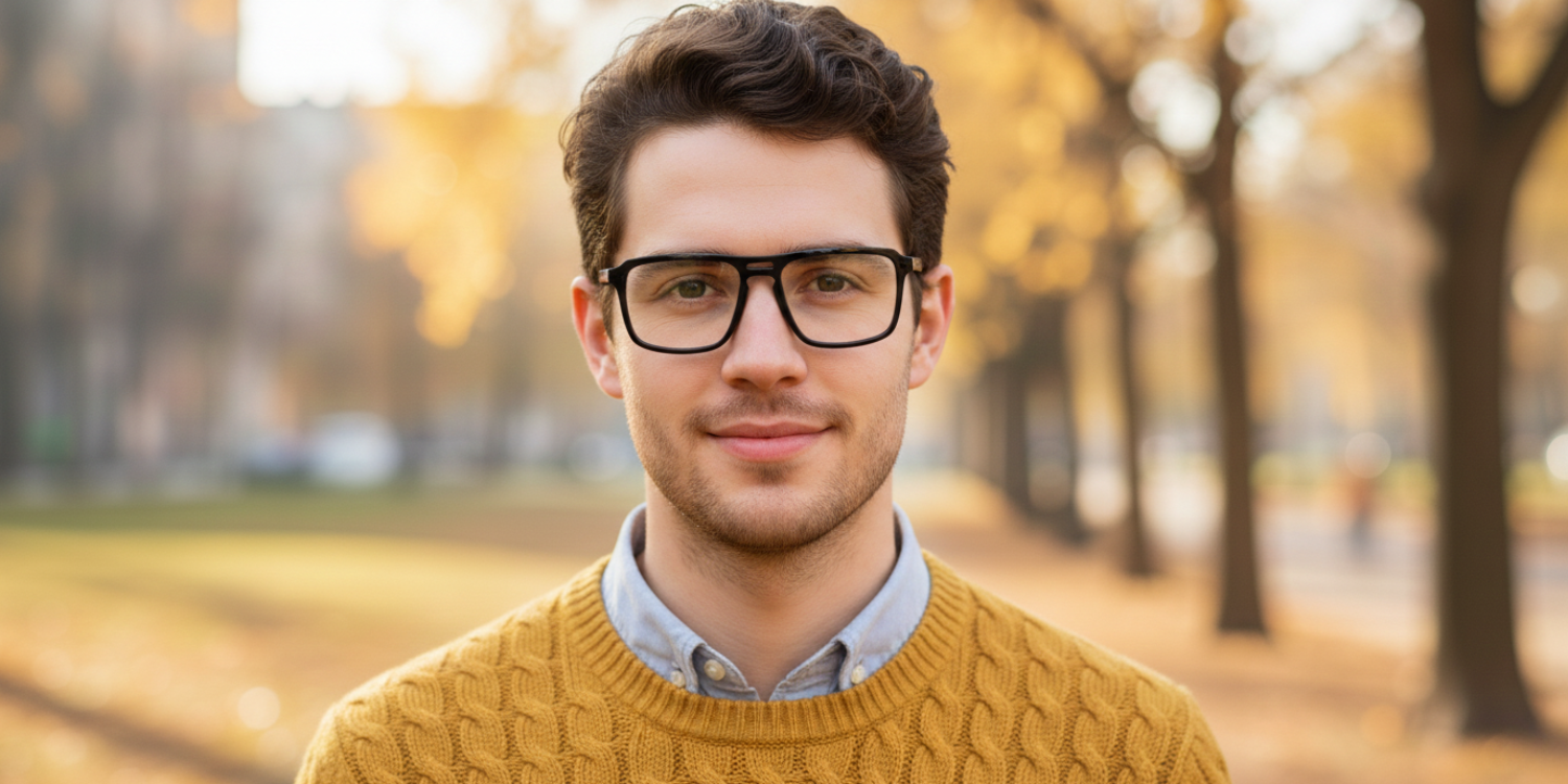 Full Rim Double Bridge Rectangle Classic Eyeglasses RD A10181