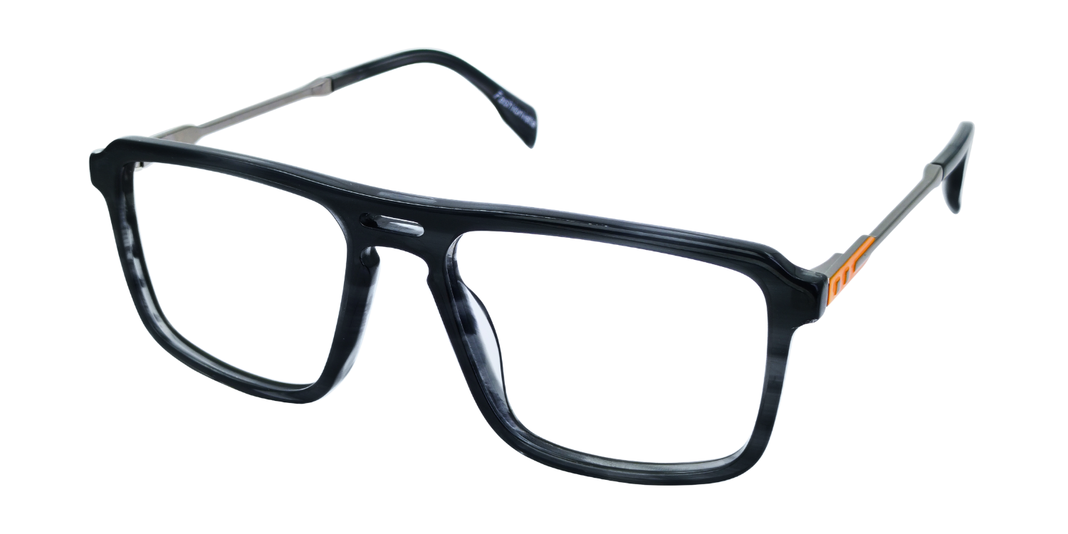 Full Rim Double Bridge Rectangle Classic Eyeglasses RD A10181