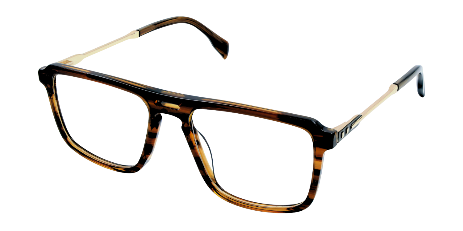 Full Rim Double Bridge Rectangle Classic Eyeglasses RD A10181