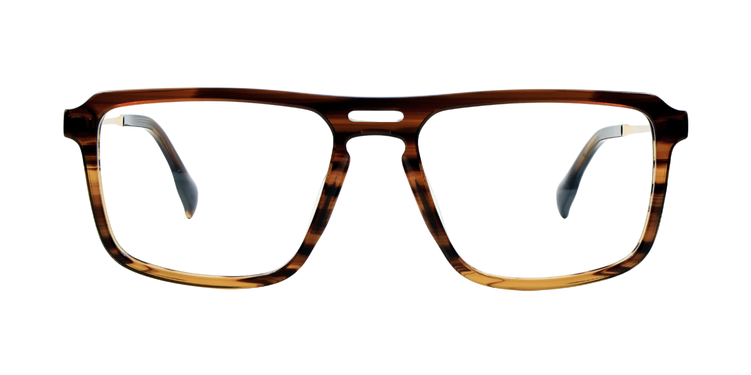 Full Rim Double Bridge Rectangle Classic Eyeglasses RD A10181