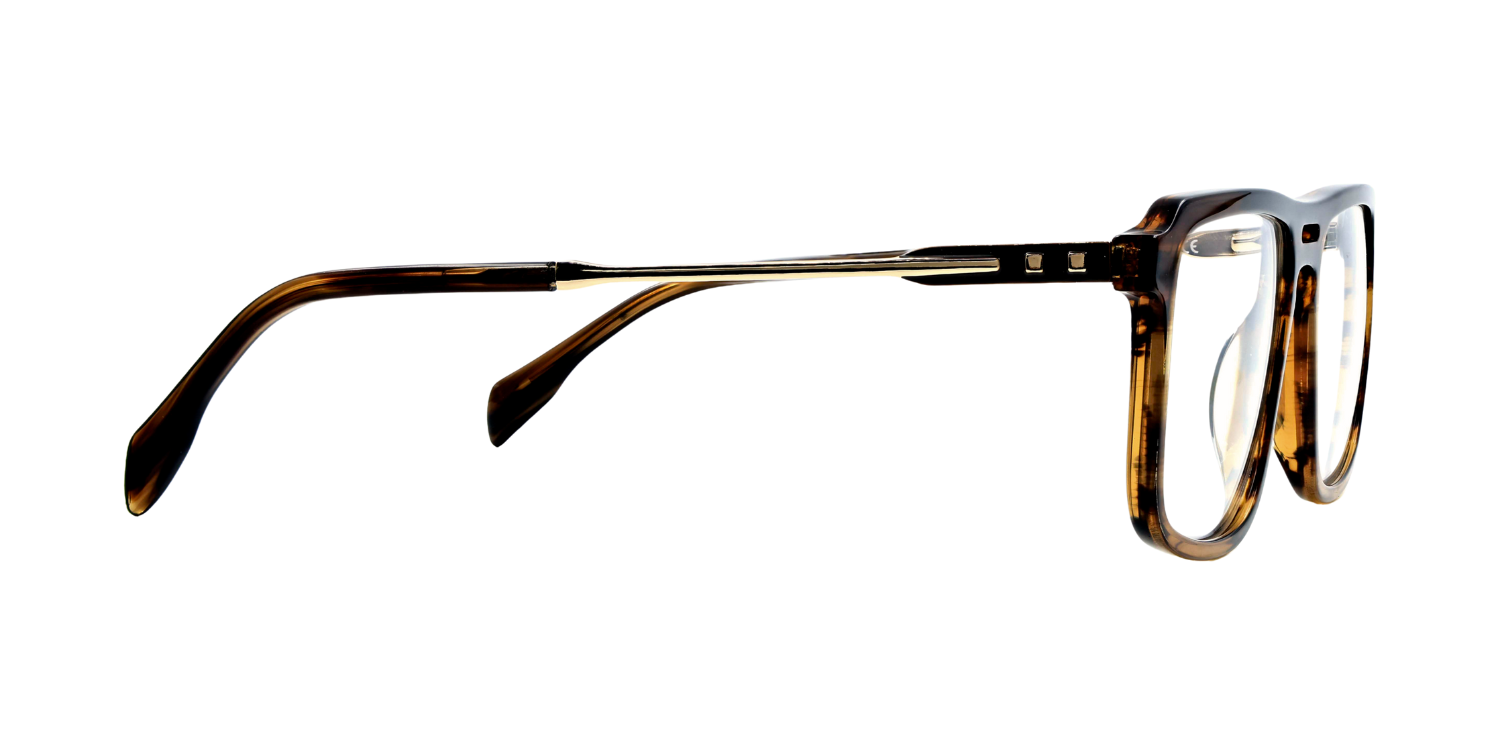 Full Rim Double Bridge Rectangle Classic Eyeglasses RD A10181