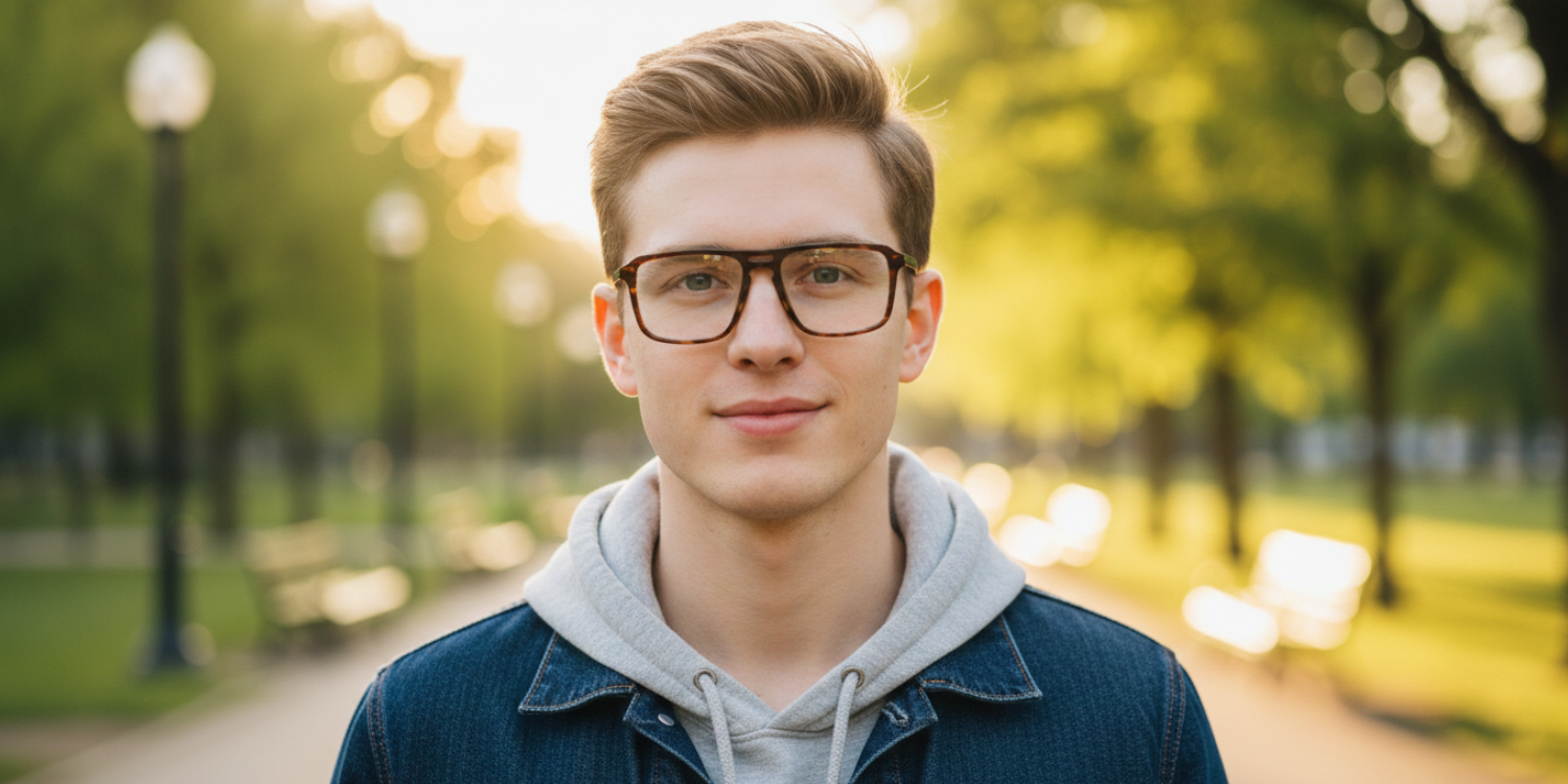 Full Rim Double Bridge Rectangle Classic Eyeglasses RD A10181