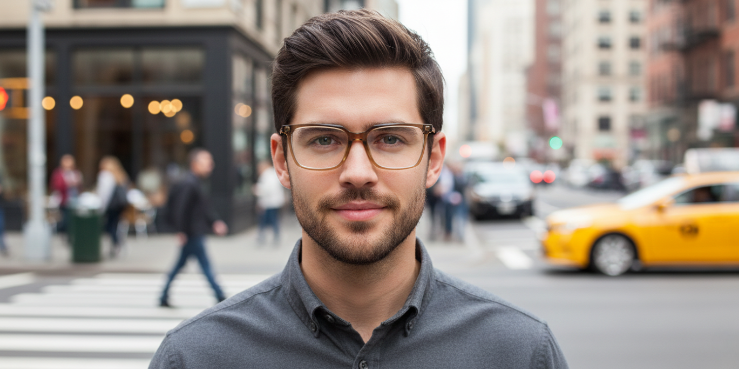 Full Rim Rectangle Classic Eyeglasses RD A10187