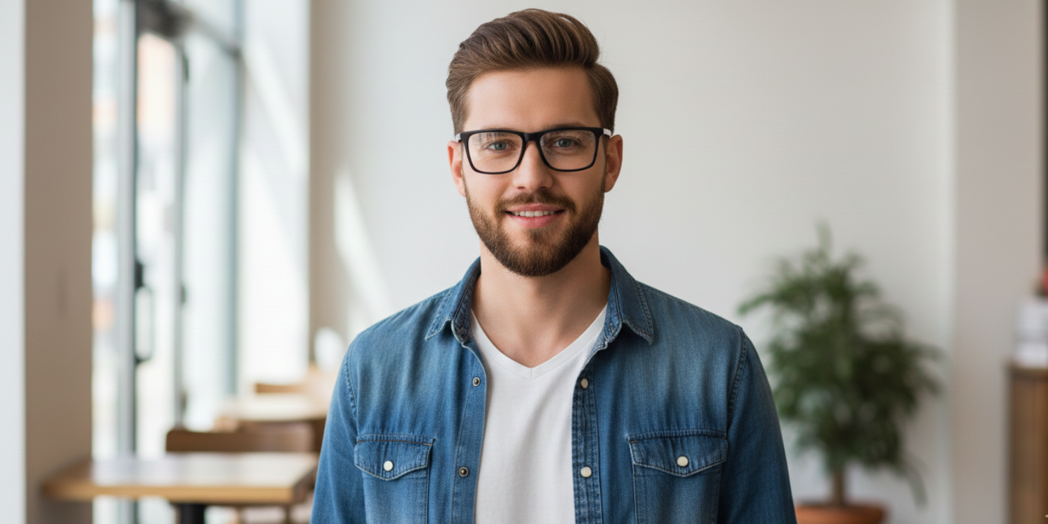 Full Rim Rectangle Classic Eyeglasses RDA10244