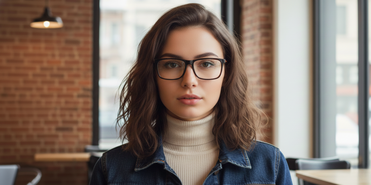 Full Rim Rectangle Classic Eyeglasses RDA10244