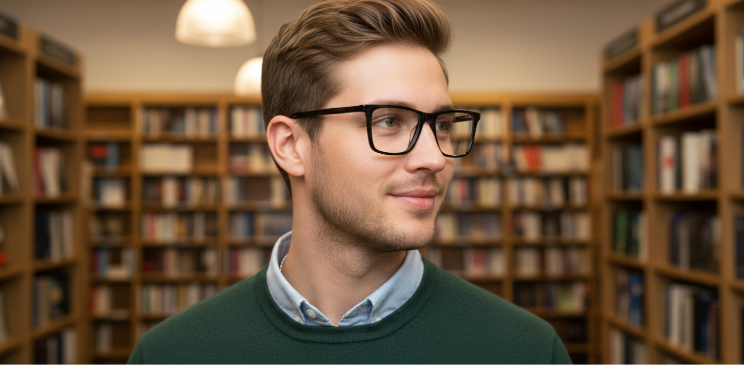 Full Rim Rectangle Classic Eyeglasses RD A10245