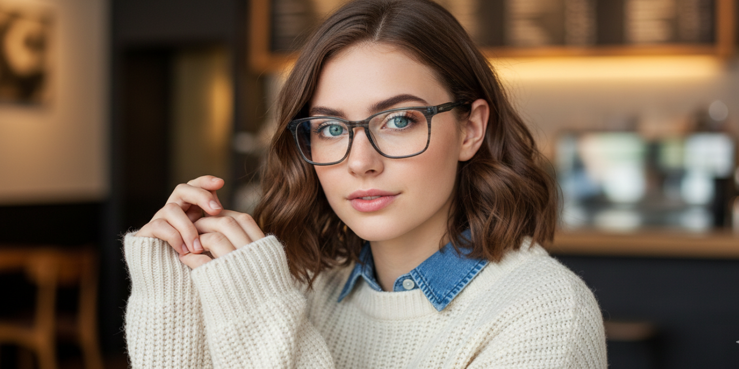 Full Rim Rectangle Classic Eyeglasses RD A10290