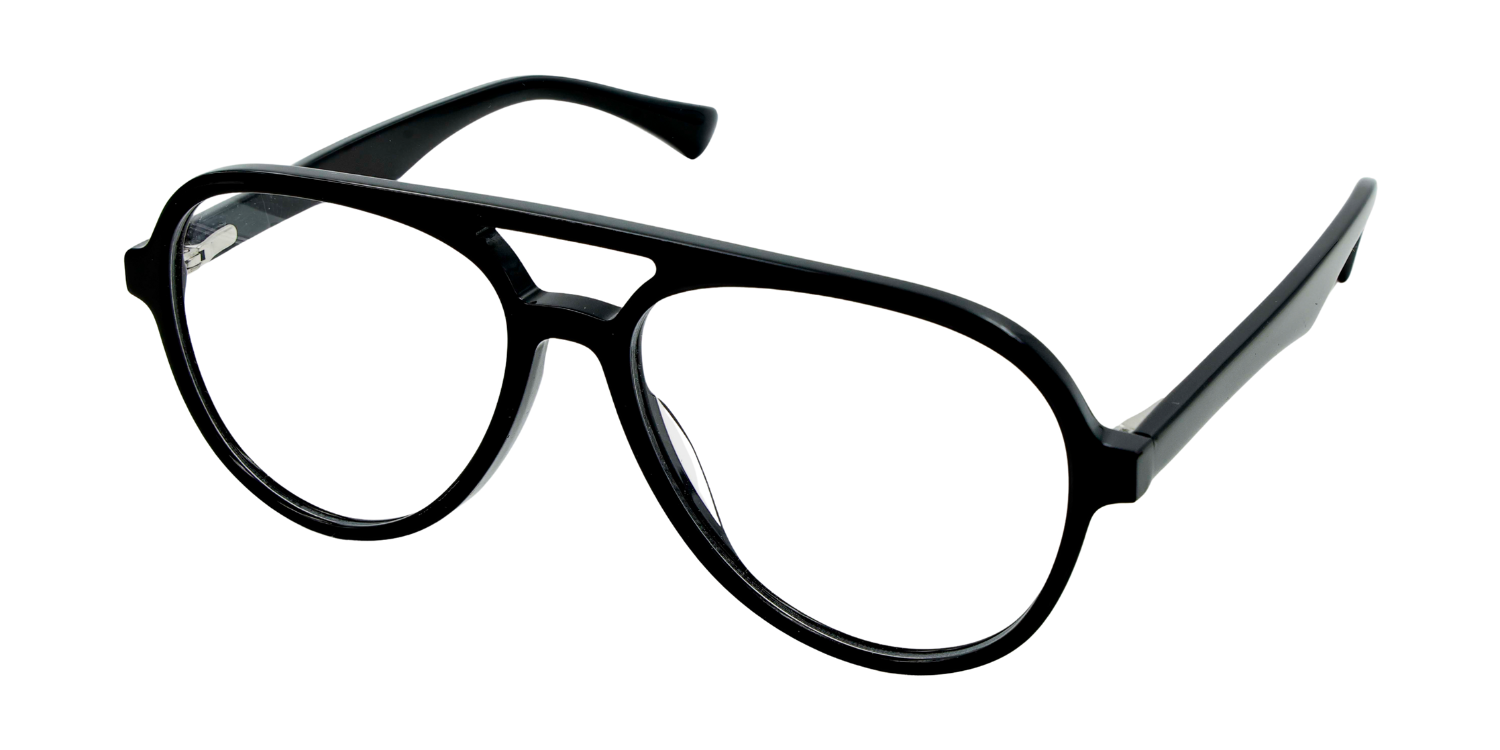 Full Rim Double Bridge Aviator Classic Eyeglasses RD R4376VF