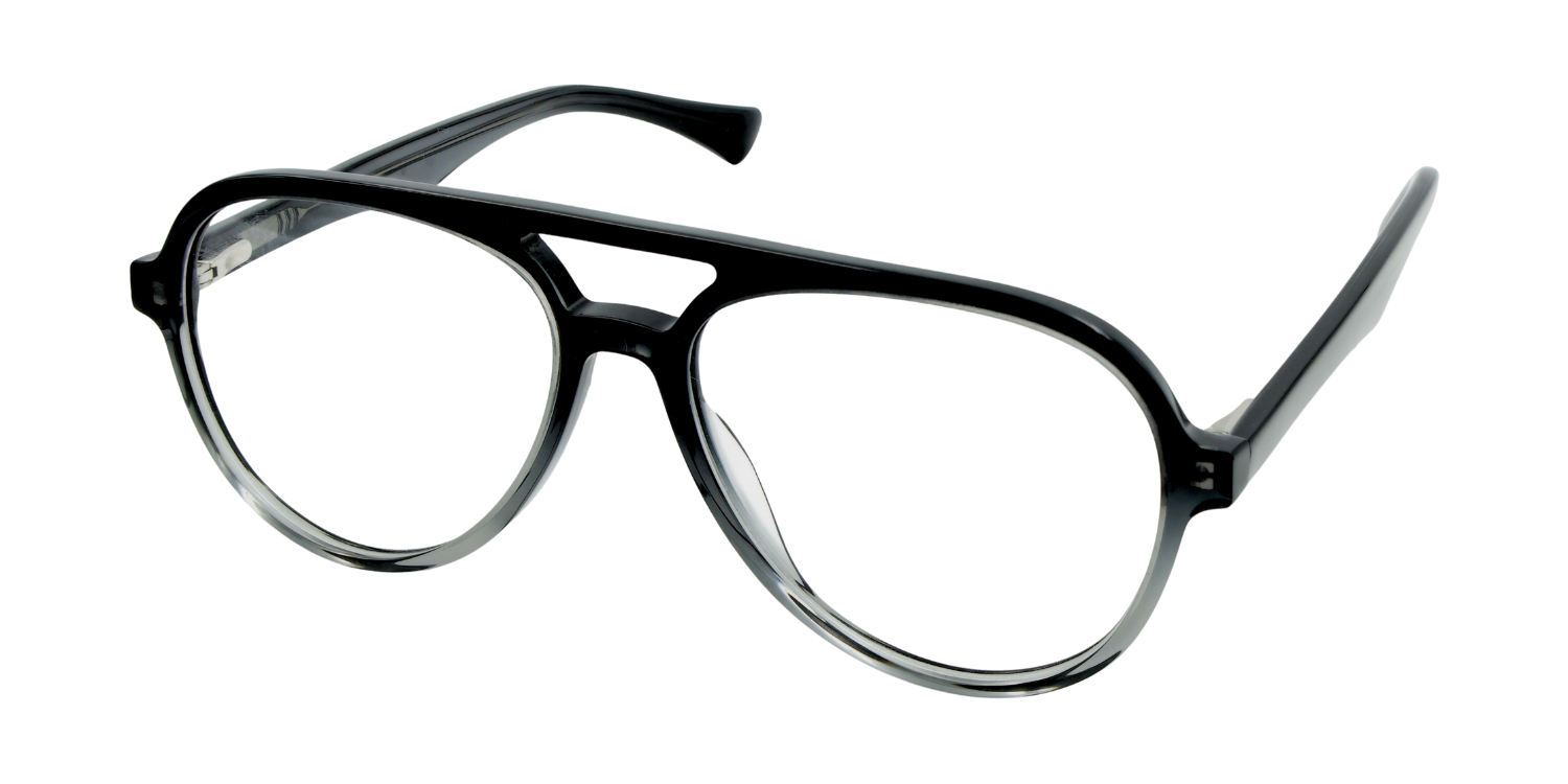 Full Rim Double Bridge Aviator Classic Eyeglasses RD R4376VF