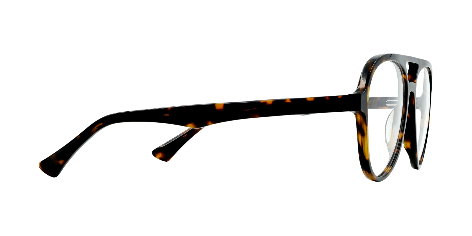 Full Rim Double Bridge Aviator Classic Eyeglasses RD R4376VF