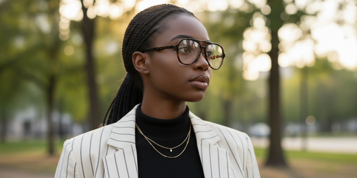 Full Rim Double Bridge Aviator Classic Eyeglasses RD R4376VF