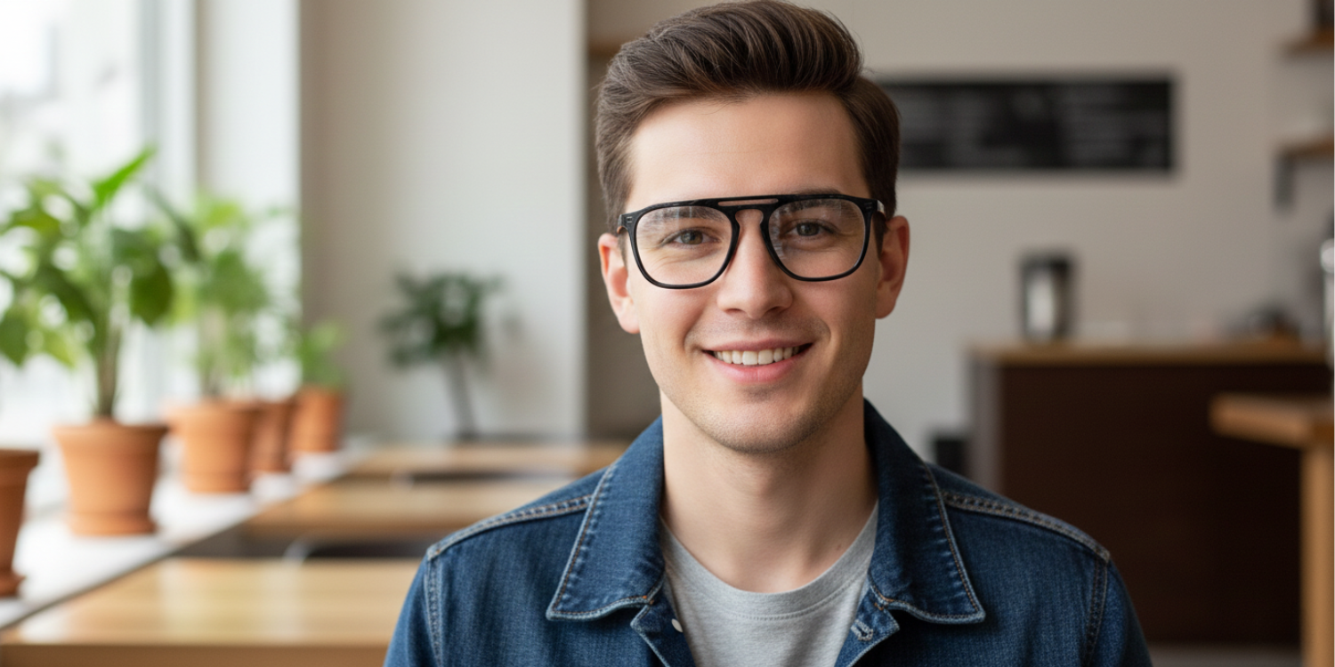 Full Rim Square Aviator Classic Eyeglasses RD R4377VF