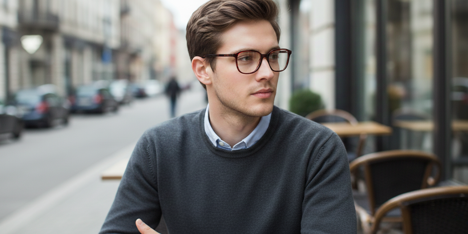 Full Rim Square Classic Eyeglasses RD R5393