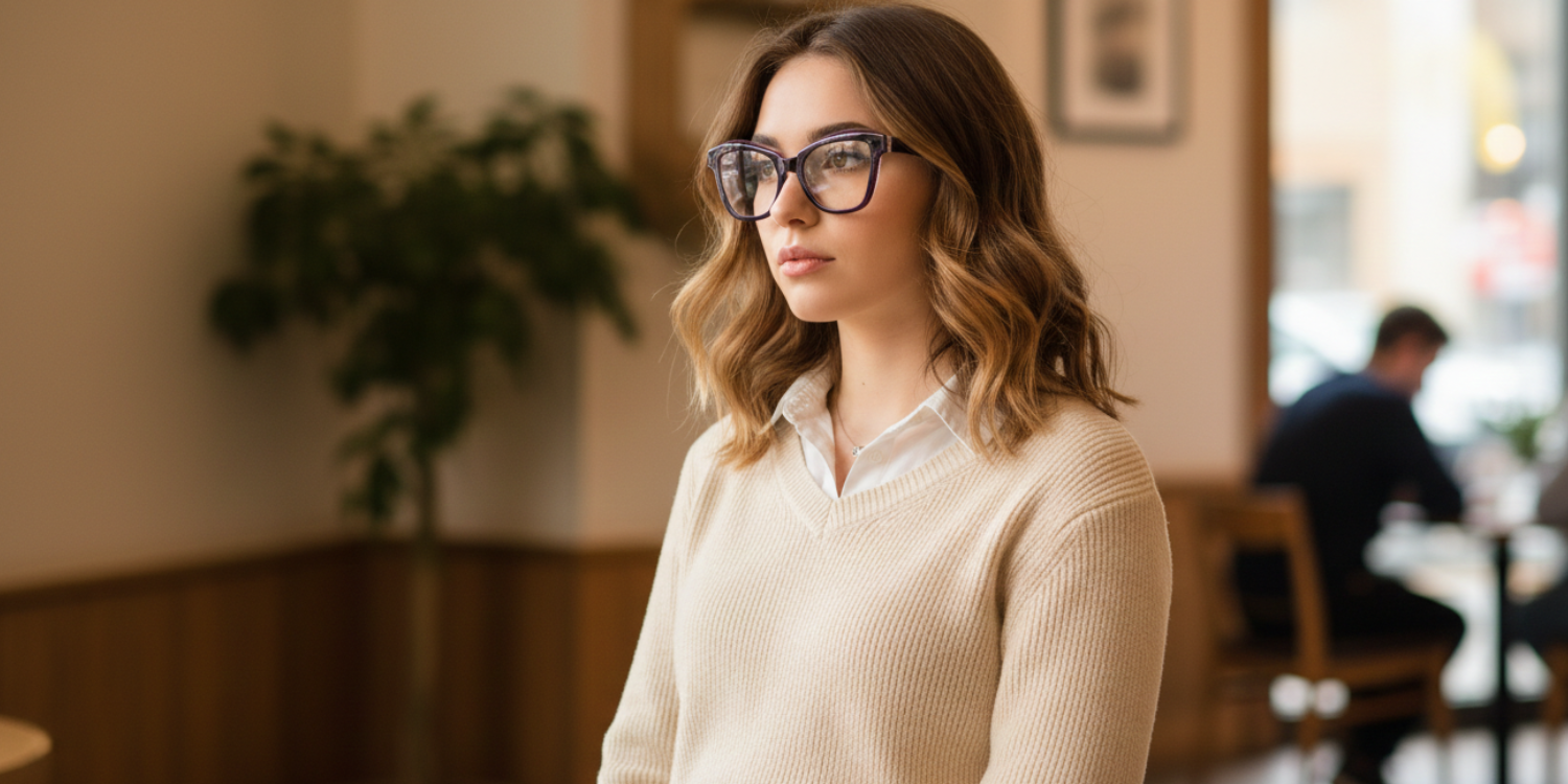 Full Rim Cat Eye Classic Eyeglasses RD R5486