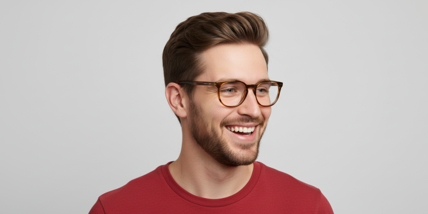 Full Rim Round Classic Eyeglasses RD R7151F