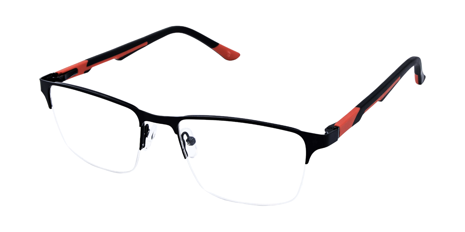 Half Rim Rectangle Classic Eyeglasses R2207