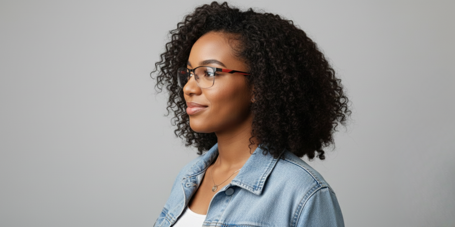 Half Rim Rectangle Classic Eyeglasses R2207