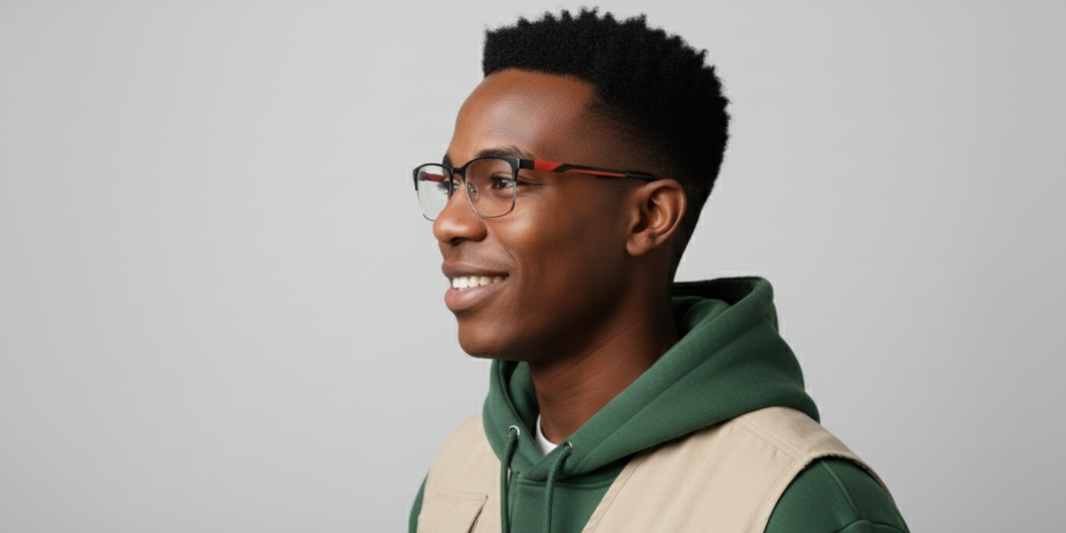 Half Rim Rectangle Classic Eyeglasses R2207