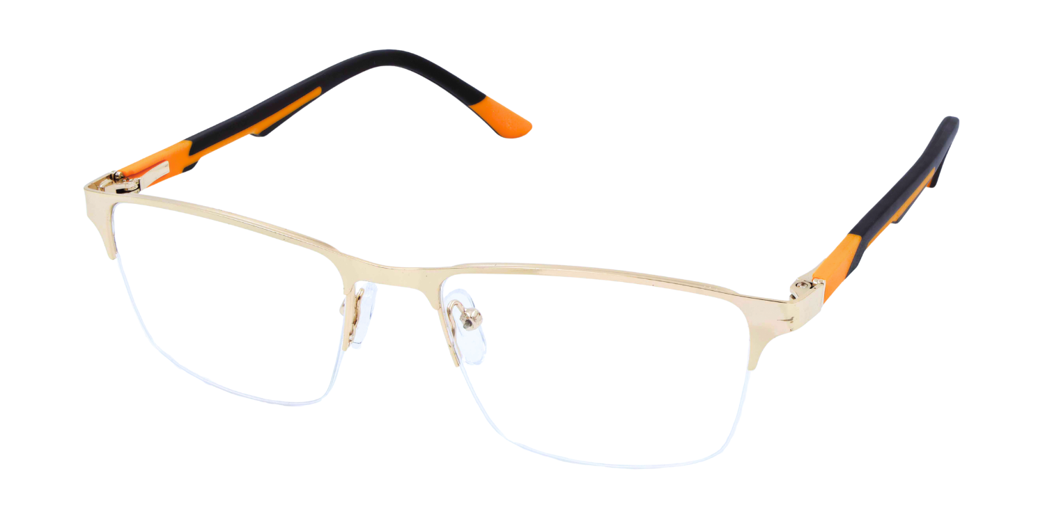 Half Rim Rectangle Classic Eyeglasses R2207