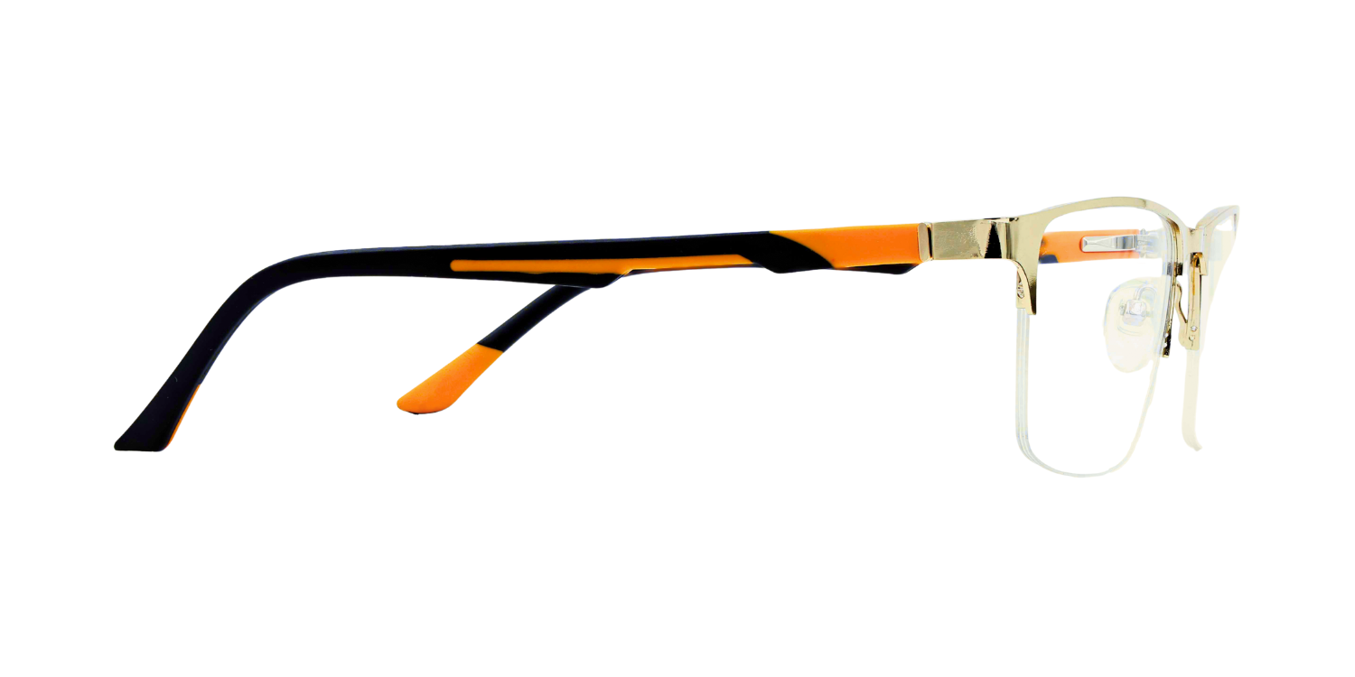 Half Rim Rectangle Classic Eyeglasses R2207